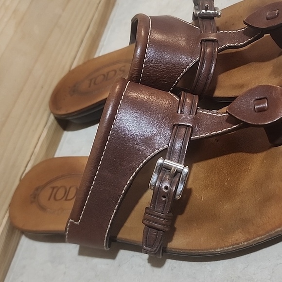 TOD'S Sandals Made In Italy  Size 38 - Picture 5 of 10